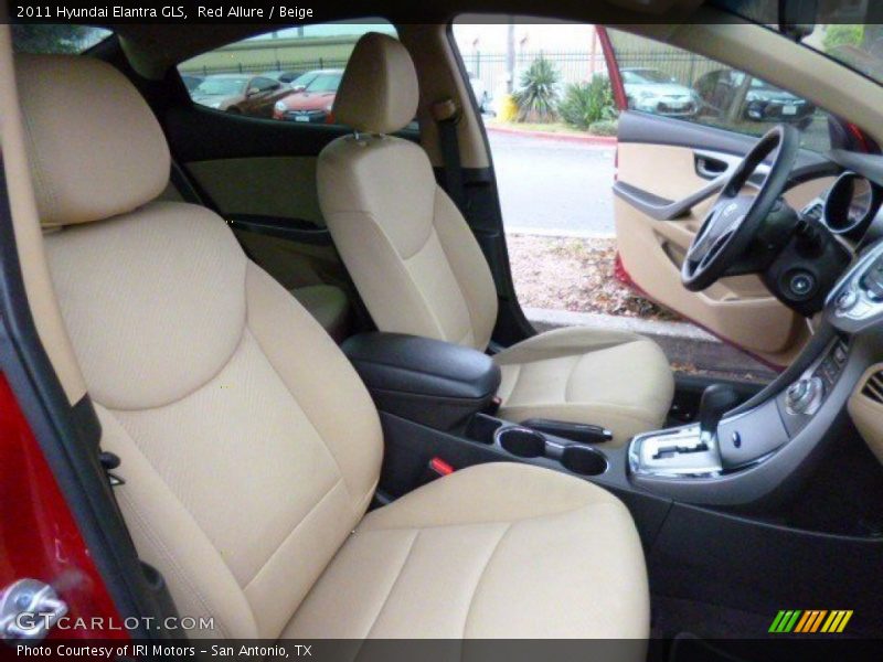 Red Allure / Beige 2011 Hyundai Elantra GLS