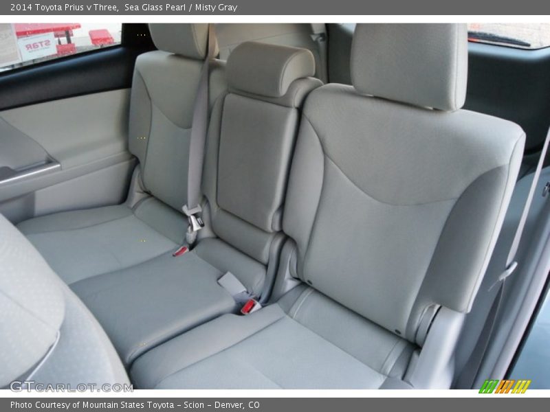 Sea Glass Pearl / Misty Gray 2014 Toyota Prius v Three