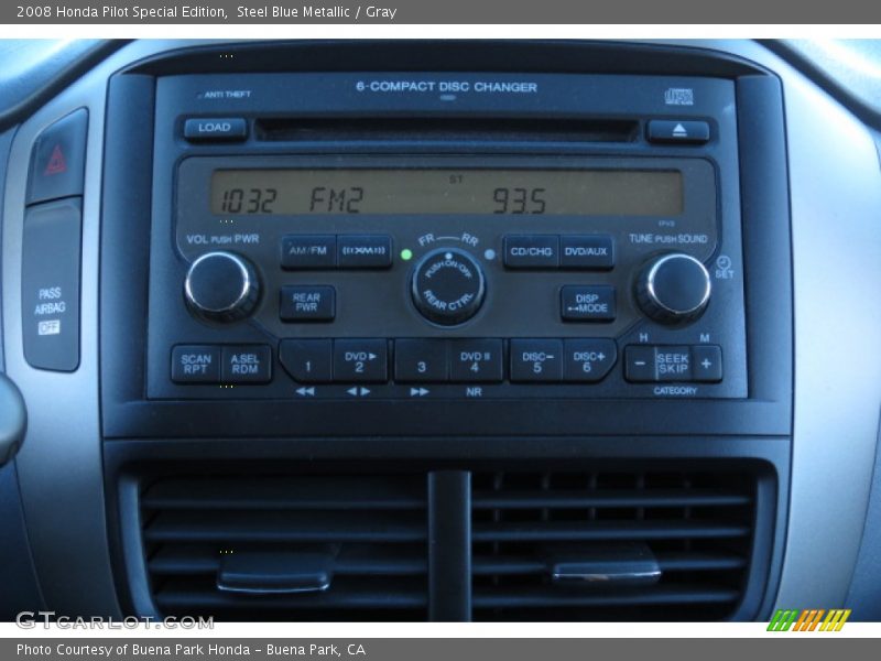 Steel Blue Metallic / Gray 2008 Honda Pilot Special Edition