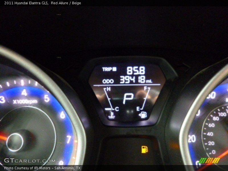 Red Allure / Beige 2011 Hyundai Elantra GLS