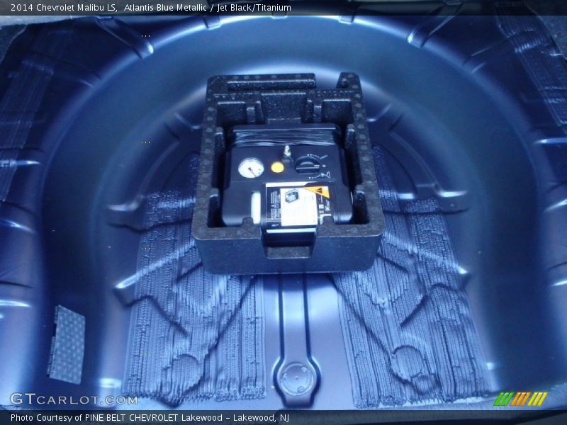 Atlantis Blue Metallic / Jet Black/Titanium 2014 Chevrolet Malibu LS