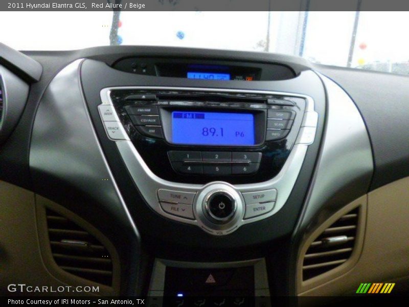 Red Allure / Beige 2011 Hyundai Elantra GLS