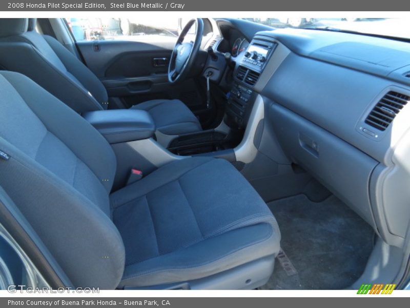 Steel Blue Metallic / Gray 2008 Honda Pilot Special Edition