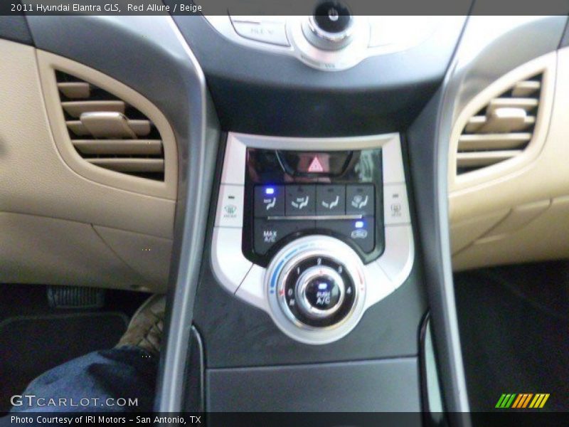 Red Allure / Beige 2011 Hyundai Elantra GLS