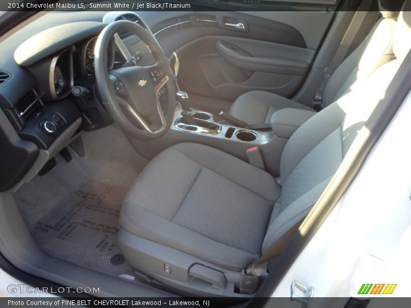 Summit White / Jet Black/Titanium 2014 Chevrolet Malibu LS