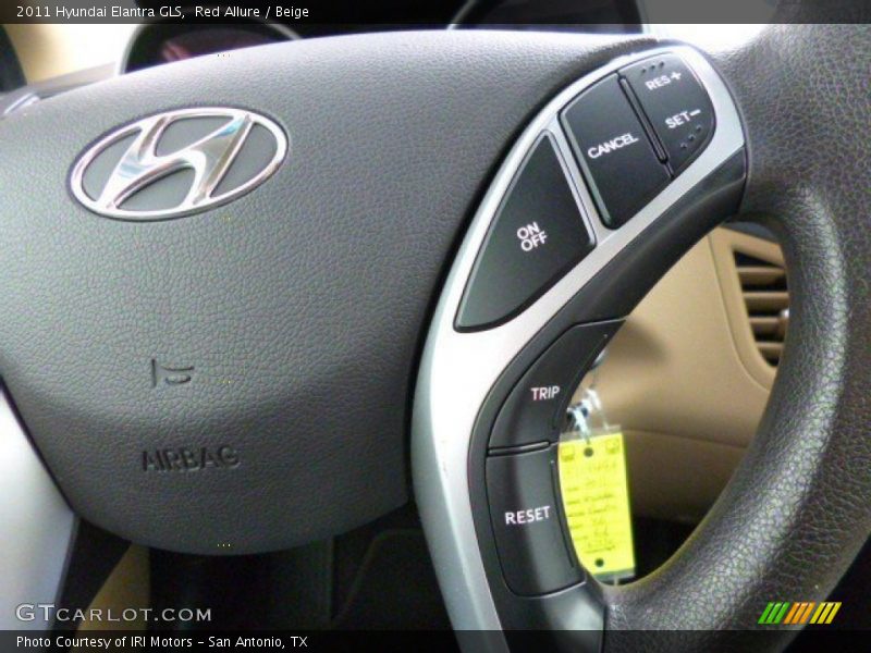 Red Allure / Beige 2011 Hyundai Elantra GLS