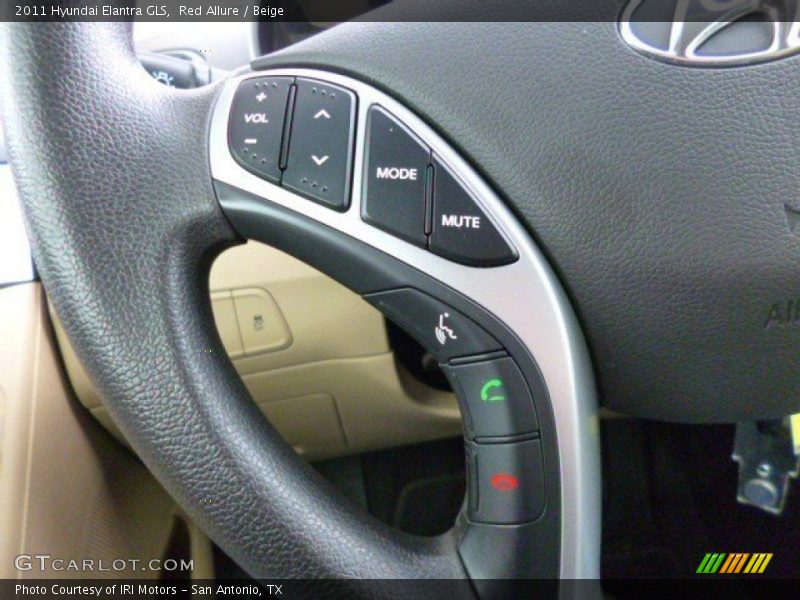 Red Allure / Beige 2011 Hyundai Elantra GLS
