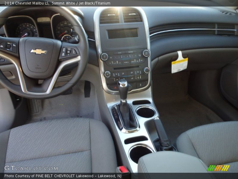 Summit White / Jet Black/Titanium 2014 Chevrolet Malibu LS