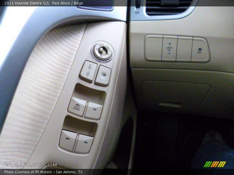 Red Allure / Beige 2011 Hyundai Elantra GLS