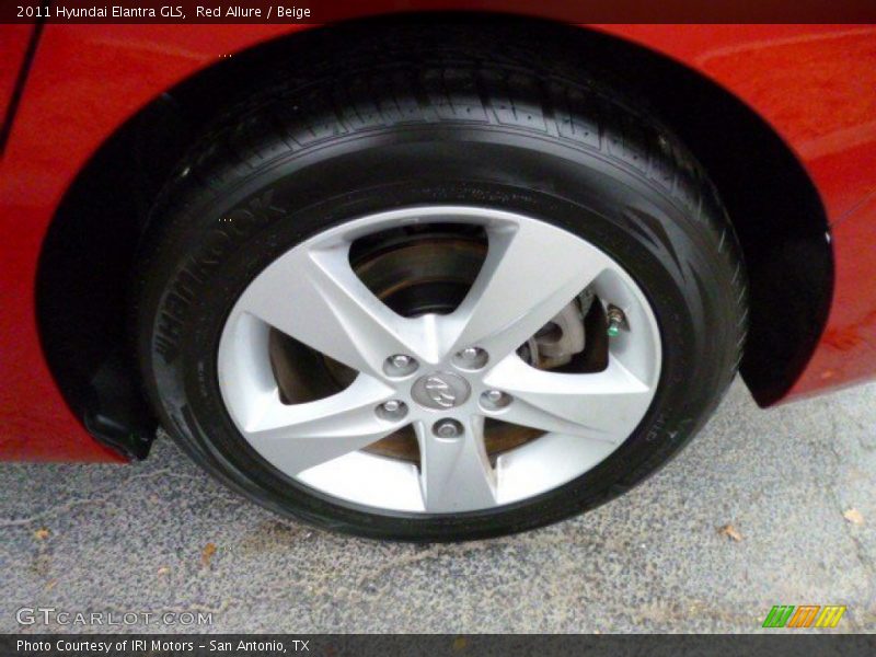 Red Allure / Beige 2011 Hyundai Elantra GLS