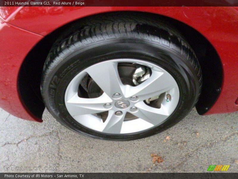 Red Allure / Beige 2011 Hyundai Elantra GLS
