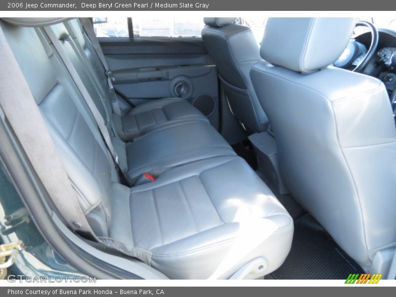 Deep Beryl Green Pearl / Medium Slate Gray 2006 Jeep Commander