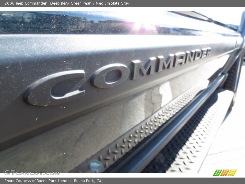 Deep Beryl Green Pearl / Medium Slate Gray 2006 Jeep Commander