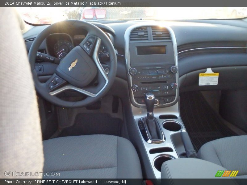 Silver Ice Metallic / Jet Black/Titanium 2014 Chevrolet Malibu LS