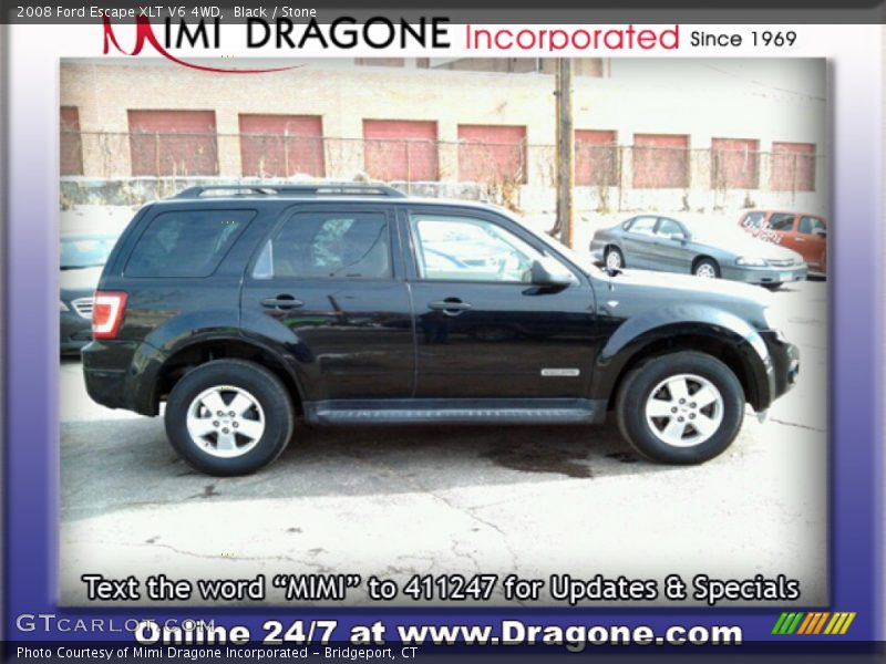 Black / Stone 2008 Ford Escape XLT V6 4WD