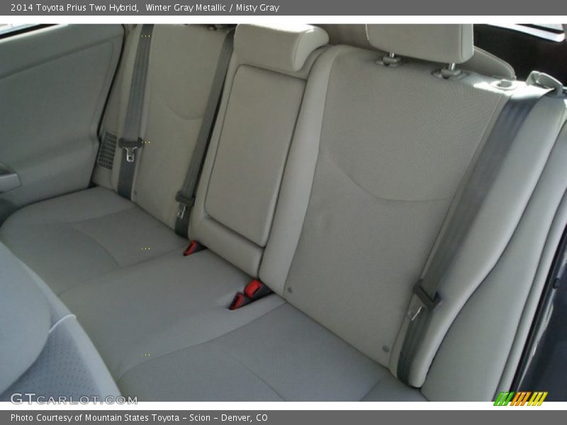 Winter Gray Metallic / Misty Gray 2014 Toyota Prius Two Hybrid
