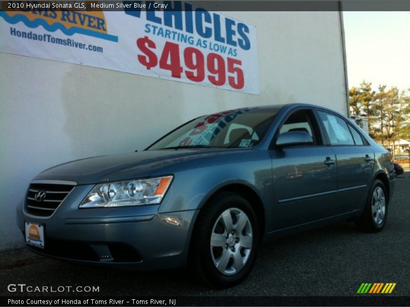 Medium Silver Blue / Gray 2010 Hyundai Sonata GLS