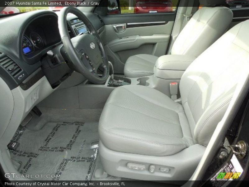 Ebony Black / Gray 2007 Hyundai Santa Fe Limited