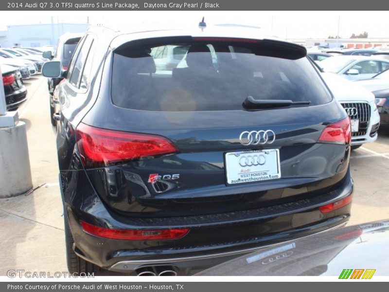 Daytona Gray Pearl / Black 2014 Audi Q7 3.0 TFSI quattro S Line Package