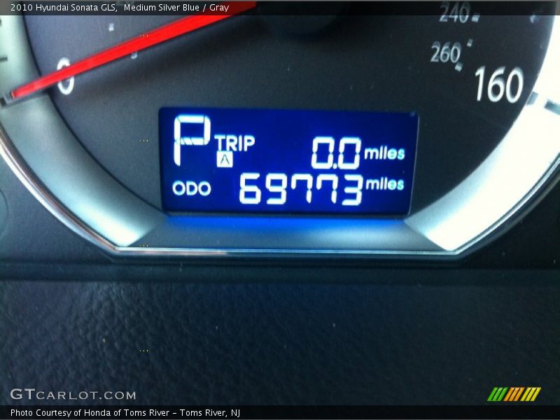 Medium Silver Blue / Gray 2010 Hyundai Sonata GLS