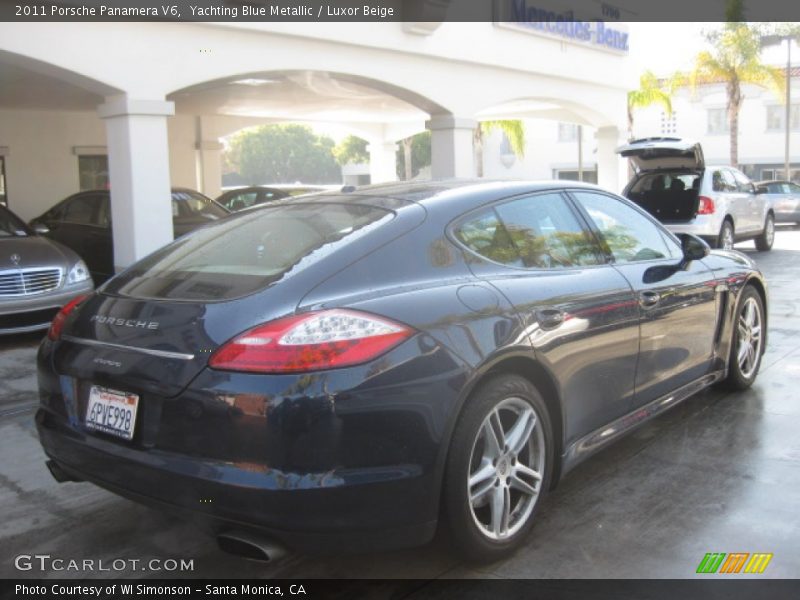 Yachting Blue Metallic / Luxor Beige 2011 Porsche Panamera V6