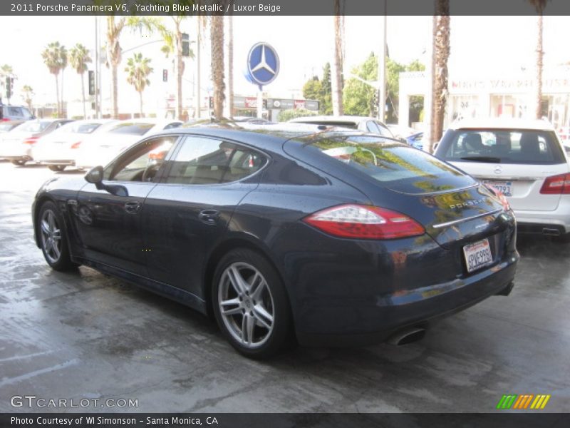 Yachting Blue Metallic / Luxor Beige 2011 Porsche Panamera V6