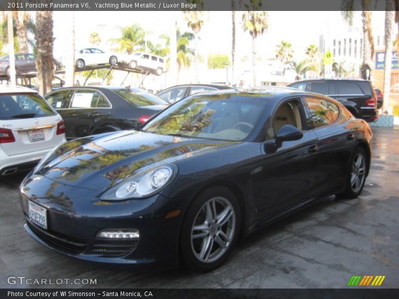 Yachting Blue Metallic / Luxor Beige 2011 Porsche Panamera V6