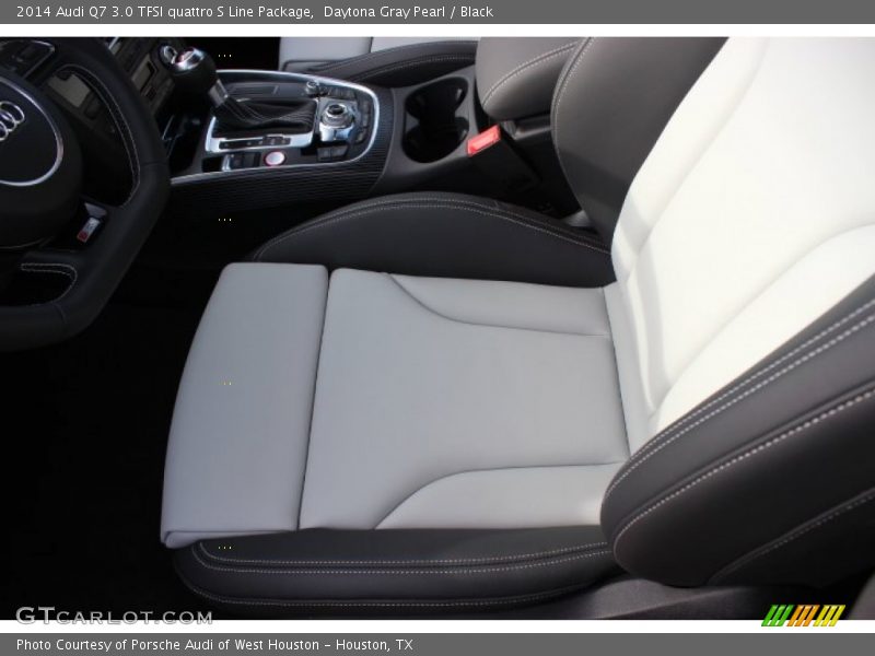 Daytona Gray Pearl / Black 2014 Audi Q7 3.0 TFSI quattro S Line Package
