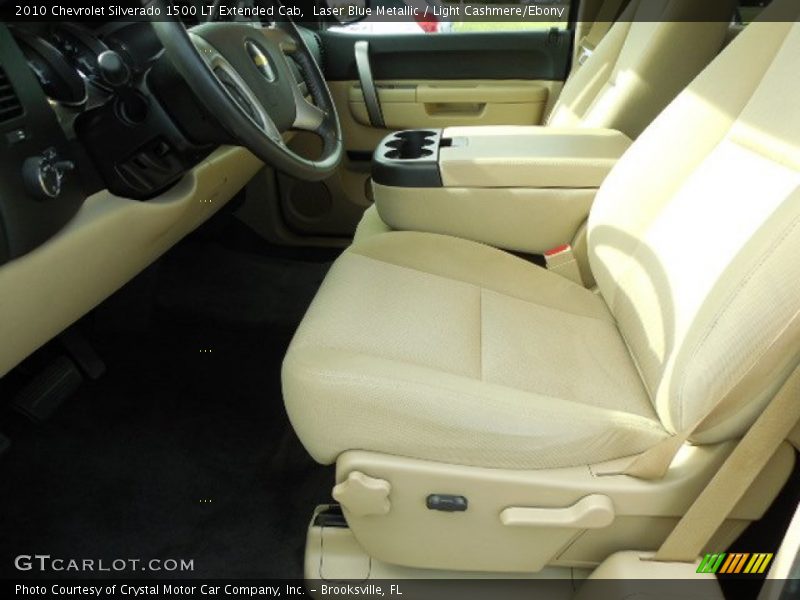 Laser Blue Metallic / Light Cashmere/Ebony 2010 Chevrolet Silverado 1500 LT Extended Cab