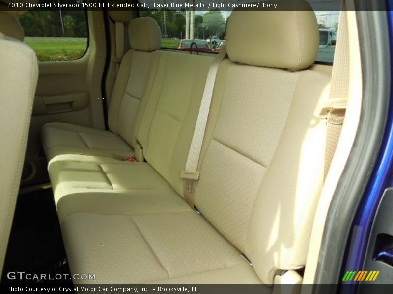 Laser Blue Metallic / Light Cashmere/Ebony 2010 Chevrolet Silverado 1500 LT Extended Cab