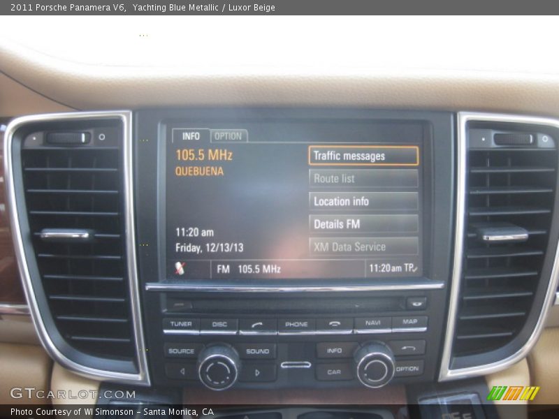 Yachting Blue Metallic / Luxor Beige 2011 Porsche Panamera V6