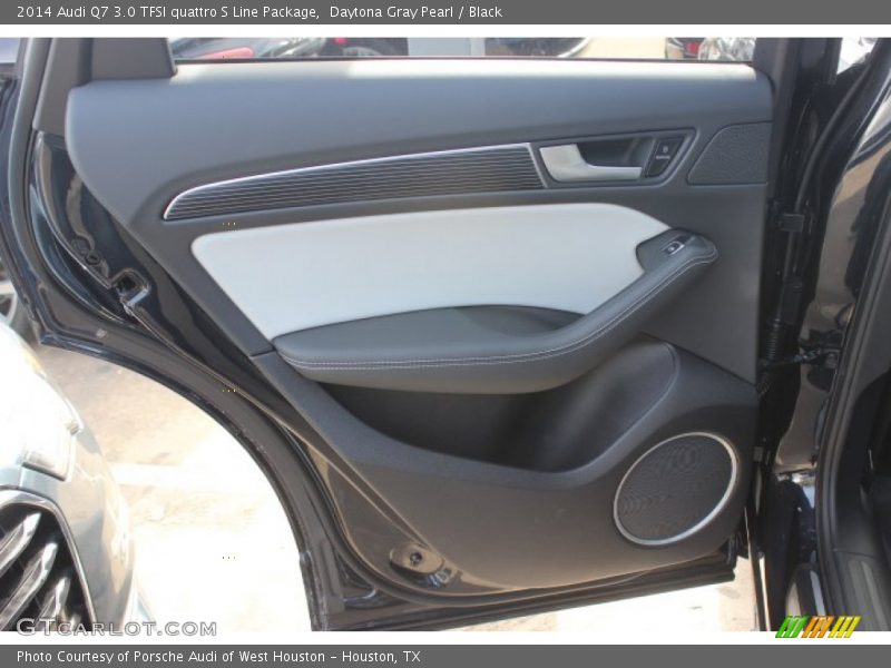 Daytona Gray Pearl / Black 2014 Audi Q7 3.0 TFSI quattro S Line Package