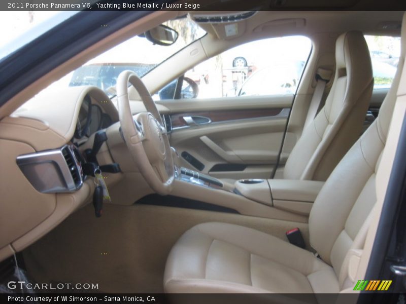 Yachting Blue Metallic / Luxor Beige 2011 Porsche Panamera V6