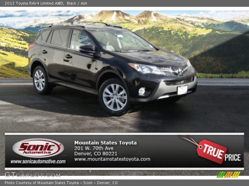 Black / Ash 2013 Toyota RAV4 Limited AWD
