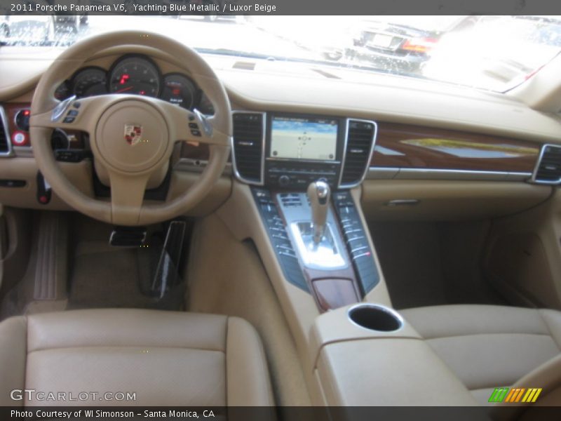 Yachting Blue Metallic / Luxor Beige 2011 Porsche Panamera V6