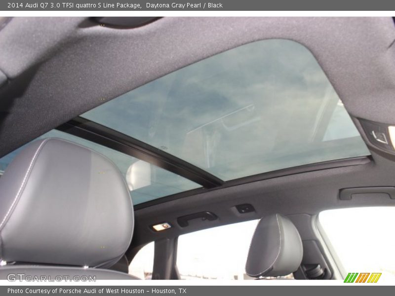 Daytona Gray Pearl / Black 2014 Audi Q7 3.0 TFSI quattro S Line Package