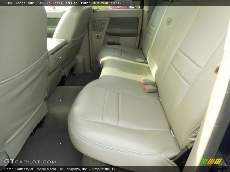 Patriot Blue Pearl / Khaki 2008 Dodge Ram 2500 Big Horn Quad Cab