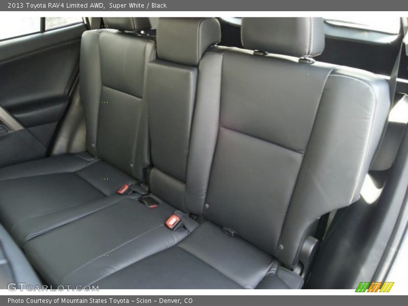 Super White / Black 2013 Toyota RAV4 Limited AWD