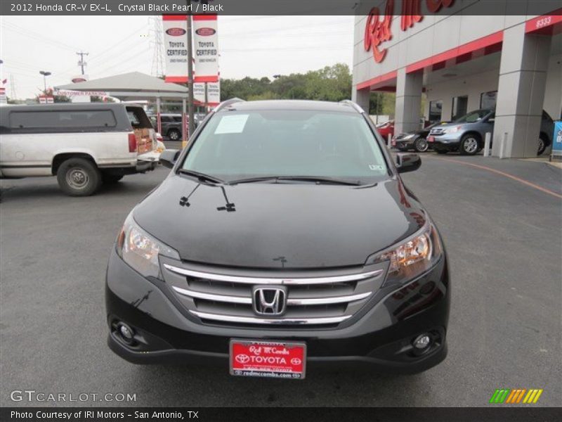 Crystal Black Pearl / Black 2012 Honda CR-V EX-L