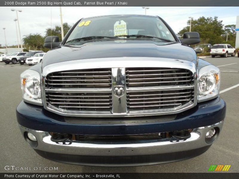 Patriot Blue Pearl / Khaki 2008 Dodge Ram 2500 Big Horn Quad Cab
