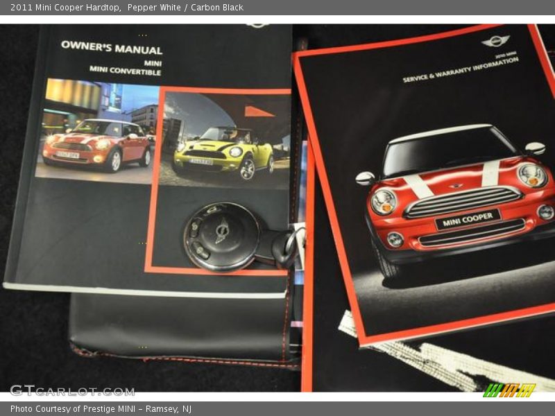Pepper White / Carbon Black 2011 Mini Cooper Hardtop