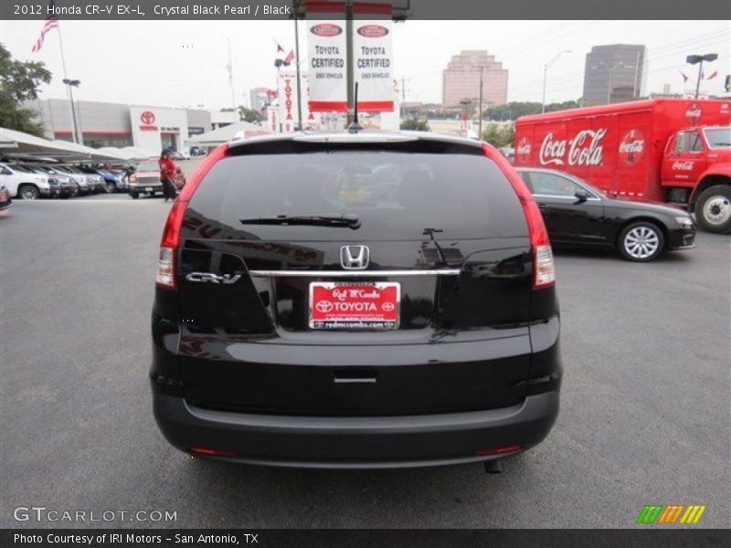 Crystal Black Pearl / Black 2012 Honda CR-V EX-L