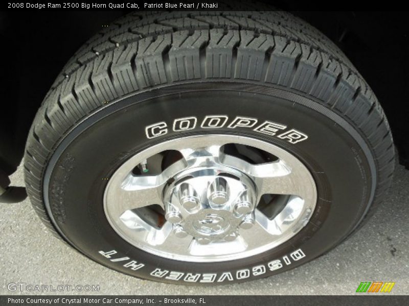 Patriot Blue Pearl / Khaki 2008 Dodge Ram 2500 Big Horn Quad Cab