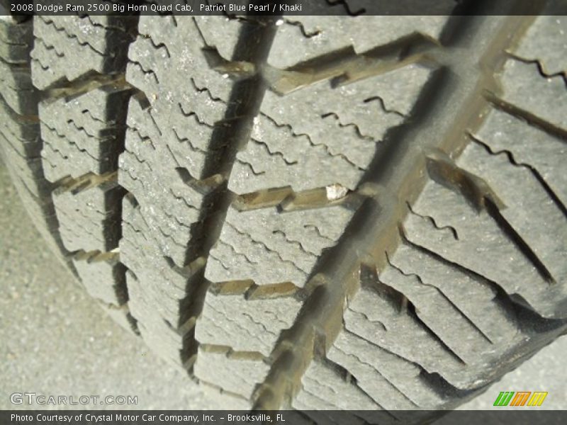 Patriot Blue Pearl / Khaki 2008 Dodge Ram 2500 Big Horn Quad Cab