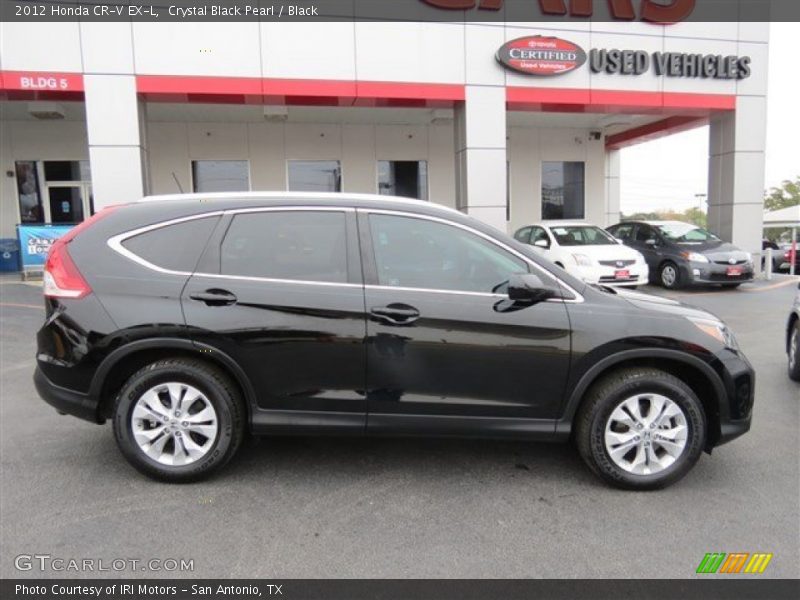 Crystal Black Pearl / Black 2012 Honda CR-V EX-L