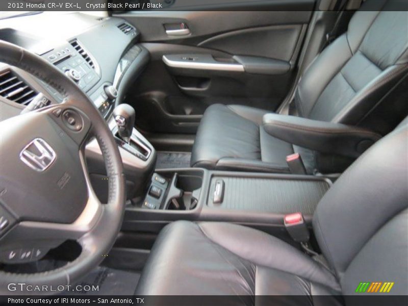 Crystal Black Pearl / Black 2012 Honda CR-V EX-L