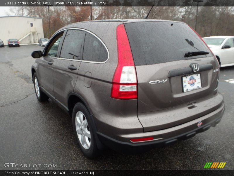 Urban Titanium Metallic / Ivory 2011 Honda CR-V SE 4WD