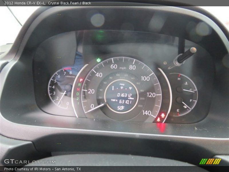 Crystal Black Pearl / Black 2012 Honda CR-V EX-L