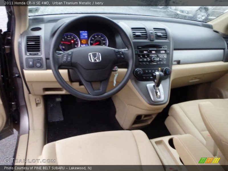 Urban Titanium Metallic / Ivory 2011 Honda CR-V SE 4WD