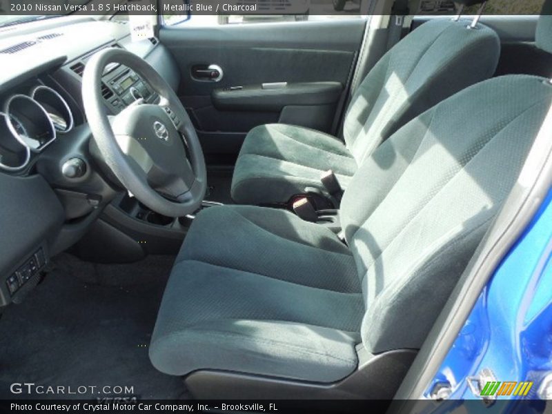 Metallic Blue / Charcoal 2010 Nissan Versa 1.8 S Hatchback